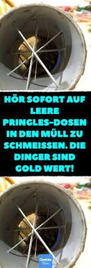 Hor Sofort Auf Leere Pringles Dosen In Den Mull Zu Schmeissen Die Dinger Sind Gold Wert Diy Mit Upcycling Von Pringles Tolle Sachen Basteln Mit Dosen Basteln