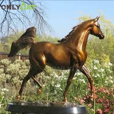 Outdoor garden decorative antique bronze standing horse statues. Arabian Horse Statue Bronze Horse Statue Life Size For Sale Oah 06 Onlyart Sculpture Co Ltd