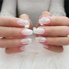 Wedding Natural Gel Nails Design Ideas For Bride 2019 Weddingnails Naturalgelnails Bridenails Gelna Bridal Nails Designs Natural Gel Nails Bridal Nails