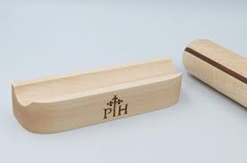 Rolling pin holder and handmade display hooks. Rolling Pin Stand Cooking Dining Peter Hall Son