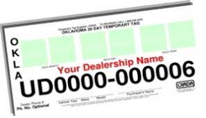 But some drivers' temporary tags aren't so temporary. Temp Tags Motorcycle Size Adr Of Oklahoma