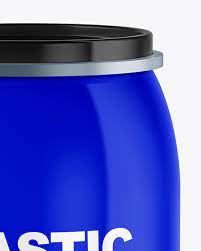 Download Glossy Plastic Barrel Mockup In Barrel Mockups On Yellow Images Object Mockups