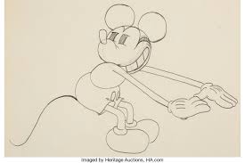 Cartoon cactus drawing for kids. The Cactus Kid Mickey Mouse Animation Drawing Walt Disney 1930 Lot 14163 Heritage Auctions