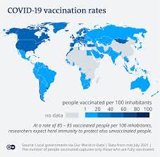 How many people are in the world 2021. Covid 19 Vaccinations What S The Progress Science In Depth Reporting On Science And Technology Dw 15 07 2021