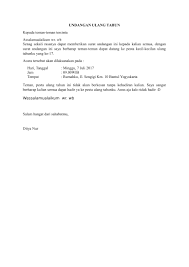 Contoh surat undangan resmi untuk menghadiri kegiatan pentas seni. Contoh Surat Undangan Pesta Tulisan