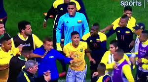 Xem trực tiếp trận rb brasil vs rio claro với chất lượng hd, bình luận tiếng việt. La Pelea Que Neymar No Quiere Que Veas Brasil Vs Colombia Rio 2016 Youtube