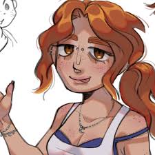 i love drawing hot women what can i say. i don't even know what to tag this  as i just wanted to practice lighting and i like gingers #procreate #doodle