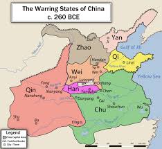 A Map Of The Warring States Of China Around 260 B C Image Wikimedia Click To Enlarge Warring States Period Ancient China Map Ancient China