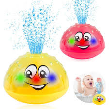 Plus, if you bathe your little one at the end of the day, playing in the tub can get out that extra energy right before hitting the pillow! Sinoeem Baby Bath Toys 2 X Electric Induction Water Spray Toy Sprinkler Bath Fun Toys With