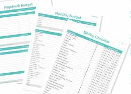 Therefore, we offer you free printable budget printables to calculate and track your income, expenses and savings. Paycheck Budget Worksheet Citem