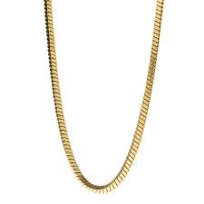 ✅bis hallmarked ✅ be a charmer with gold snake chains! Gold Snake Chain Necklace Brass Length 30 Width 4mm High Polish 18k Gold Pvd Plated Finish If Y Gold Snake Chain Gold Chains For Men Chains For Men