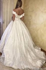 A ball gown, ballgown or gown is a type of evening gown worn to a ball or a formal event. Sparkly Off Shoulder V Neck Lace Up A Line Wedding Dresses W629 Princess Ball Gowns Wedding Dresses A Line Wedding Dress
