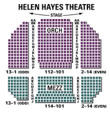 Helen Hayes Theatre Seating Chart