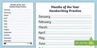 Free lessons to teach kids and adults how to write alphabets, numbers, sentences, bible school, scriptures, and even their name! Days Of The Week Handwriting Practice Worksheet