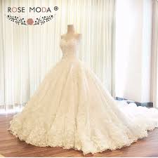 Top marken günstige preise große auswahl Rose Moda Wunderschone Liebsten Prinzessin Spitze Hochzeit Ballkleid Mit Kathedrale 1 M Zug 3d Floral Spitze Hochzeit Kleid 2019 Wedding Ball Gowns Wedding Dresses Turkeyrose Moda Aliexpress