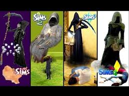 Sims 1 Vs Sims 2 Vs Sims 3 Vs Sims 4 Grim Reaper Youtube Sims Sims 1 Sims 4