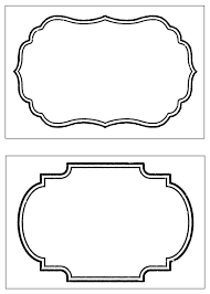 Blank Food Label Template 4 Templates Example Templates Example Kartu Buku Mewarnai Bingkai