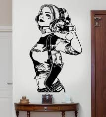 Shop for harley quinn wall art from the world's greatest living artists. Harley Quinn Large Suicide Squad Wall Art Sticker Decal 58 X 98 Cm Buy Online In United Arab Emirates At Desertcart Ae Productid 55760489