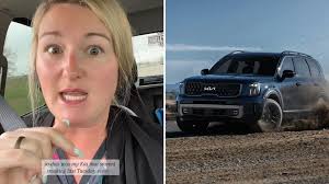Woman Gets Into Her Kia. Then Out of Nowhere, Her Screen Starts Smoking