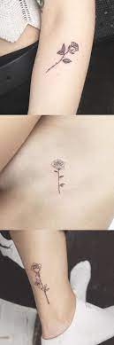 The long stem of this flower is inked across the chest and almost seems to move with the body. 30 Simple And Small Flower Tattoos Ideas For Women Mybodiart