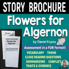 And on the other end. Flowers For Algernon Foldable Story Brochure Standards Aligned