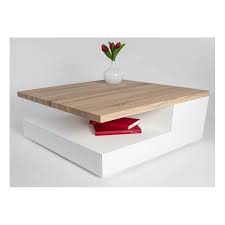 Achetez en toute confiance et sécurité sur ebay! Table Basse Design En Bois Blanc Laque Chene Clair Valero