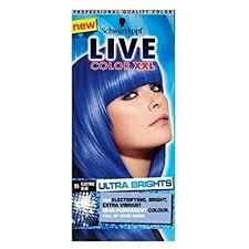 Punky lagoon blue semi permanent conditioning hair color, vegan, ppd and paraben free, lasts up to 25 washes, 3.5oz. Schwarzkopf Live Color Xxl Ultra Brights 95 Electric Blue Semi Permanent Blue Hair Dye Buy Products Online With Ubuy India In Affordable Prices B017m8sk40