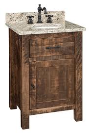 rustic bathroom vanity from