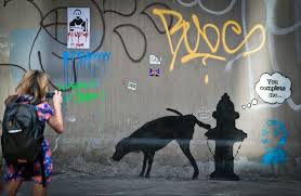 Find the latest shows, biography, and artworks for sale by banksy. Elusive Graffiti Artist Banksy Hits Nyc