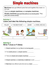 So what are simple machines anyway? Simple Machines Worksheet For Grade 2