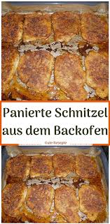 Rezepte Panierte Schnitzel Aus Dem Backofen In 2020 Paniertes Schnitzel Rezepte Panieren