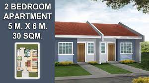 30 Sqm Small Beautiful Simple Pinoy Ofw Apartment Youtube Small Apartment Building Design Small Apartment Complex Guest House Plans