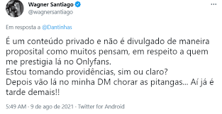 Após ficar entre os assuntos mais falados do twitter, ele se manifestou sobre o assunto e disse: Ixcv2nhpvazgdm
