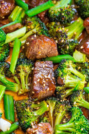 Sheet Pan Chinese Beef And Broccoli 15 Minutes Averie Cooks Recipe Sheet Pan Recipes Broccoli Beef Sheet Pan Dinners Recipes