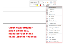 2 cara menghapus garis kolom atau tabel. 2 Cara Menghapus Garis Kolom Atau Tabel Di Word 2019 Kupas Habis
