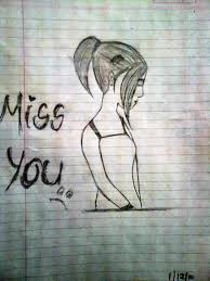 Miss U Sketch Cute Drawings Friends Sketch Best Friend Sketches