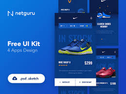 Apple design resources for ios and ipados include sketch, photoshop, and adobe xd templates, components, colors, materials and type styles for designing iphone and ipad apps. Shoes Ecommerce Mobile App Ui Kit Free Psd Download Psd