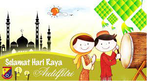Traditional ketupat composition with flat deisgn vector free download. 90 Gambar Kartun Perayaan Hari Raya Idul Fitri Lengkap Cikimm Com