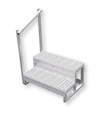 This rail is perfect for 1 to 2 steps. 2 Step Stairs With One Handrail