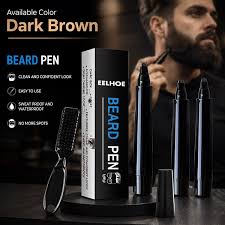Product: EELHOE – 3pcs Beard Pencil Filler For Men 4-Tip Beard Pen Kit With  Beard Brush المنتج: أيلهوي – طقم أقلام اللحية 3 قطع مع فرشاة اللحية للرجال  مكون من 4 أطراف -