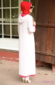 Sukran Ferace Yeni Sezon 35475 15 Beyaz Kirmizi Kirmizi Uzun Kollu Kapsonlular