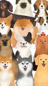 Friendly Dog Watercolor Painting Collection Mobile Screen Background Premium Image By Rawpixel Com In 2020 Dog Watercolor Painting Watercolor Dog Cute Dog Drawing