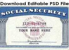 Roosevelt in 1935, and the current version of the act, as amended, encompasses several social welfare and social insurance programs. 22 Creative Make A Social Security Card Template In Word With Make A Social Security Card Template Cards Design Templates
