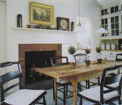 Goodbye Mr Hitchcock Hello Mr Thonet Kitchen Fireplace Country Dining Rooms Home