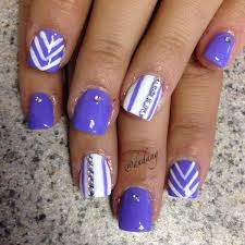 Then add pink and blue shades, as shown in the picture on the top part of the nail. 50 Blue Nail Art Designs Cuded