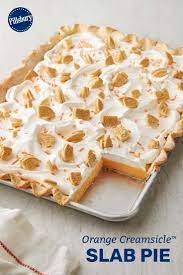 Orange Creamsicle Slab Pie Recipe Desserts Dessert Recipes Pie Dessert