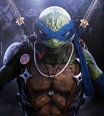 Leonardo wields a pair of katana in battle. Tmnt Leonardo On Behance
