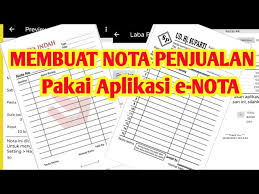Aplikasi nota service komputer gratis. Cara Membuat Nota Penjualan Menggunakan Hp Android Dengan Aplikasi E Nota Youtube