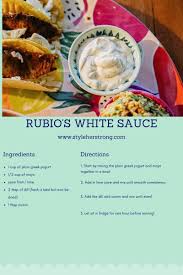 My Fish Taco Guacamole Black Bean Corn Salsa Rubio S Sauce Recipes Style Her Strong Fish Tacos White Sauce Recipes Rubios Fish Taco Sauce Recipe