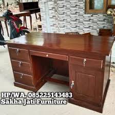 Harga meja kantor uno ukuran 160x75cm besar , tinggi 75cm. Jual Produk Meja Kantor Jati Minimalis Termurah Dan Terlengkap Agustus 2021 Bukalapak